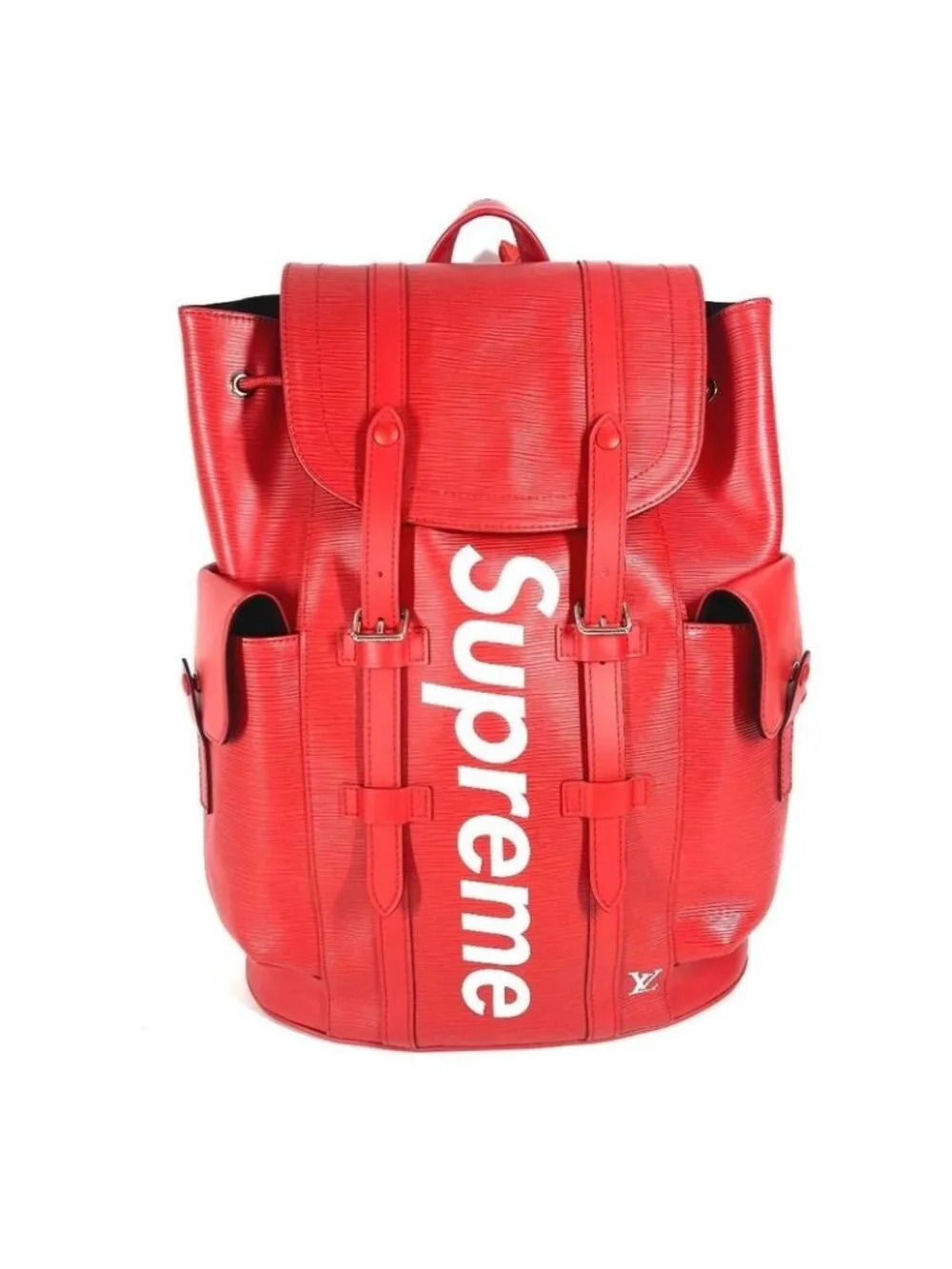 Louis Vuitton Backpack Epi Christopher PM Leather Red